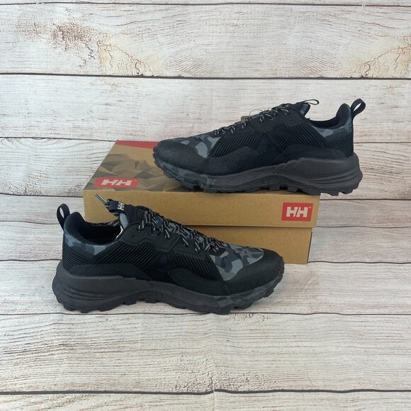 Helly Hansen Hawk Stapro Mens Sz 10.5 Trail Running Shoes Black - Picture 2 of 10